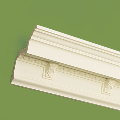 crown molding made of polyurethane foam