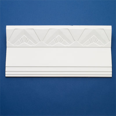 Deco Facets style crown molding