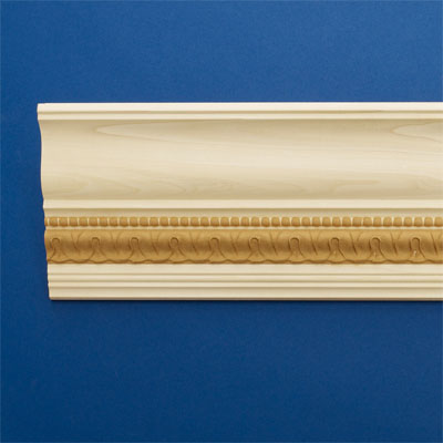Beads and Curls style crown molding