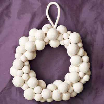 felt wreath