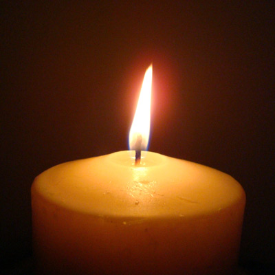 candle burning
