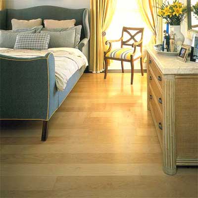 bedroom with hardwood floors