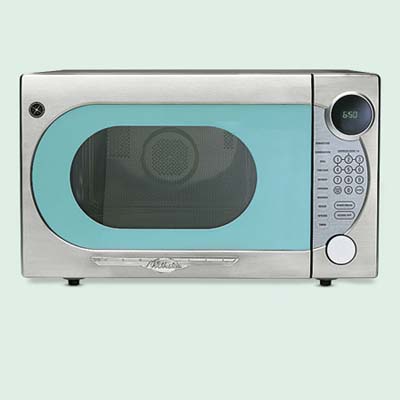vintage-look three in one countertop cooker