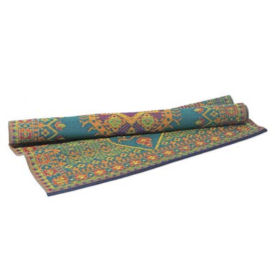 colorful all-weather oriental rug