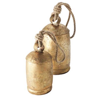 brass plated bell wind chimes