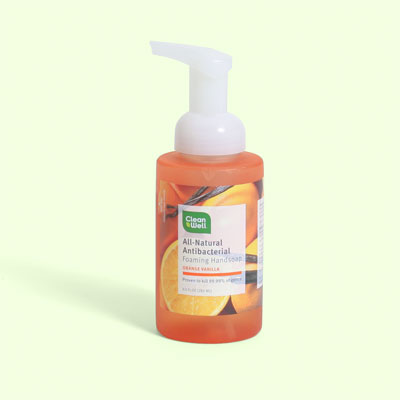 CleanWell All-Natural Antibacterial Foaming Handsoap
