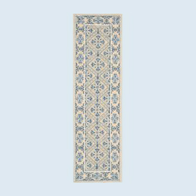 recycled striped runner from crate and barrel