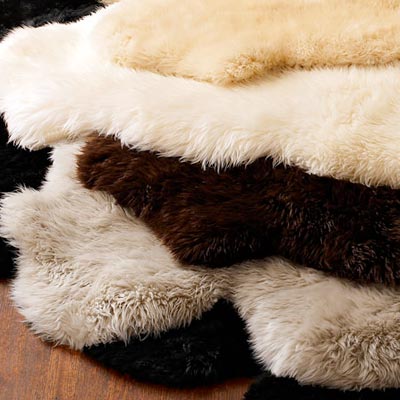 sheepskin rugs by horchow