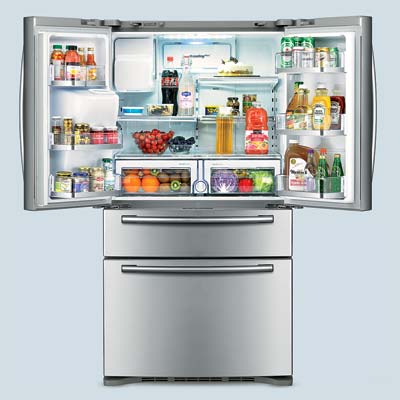 samsung stainless steel french door refrigerator