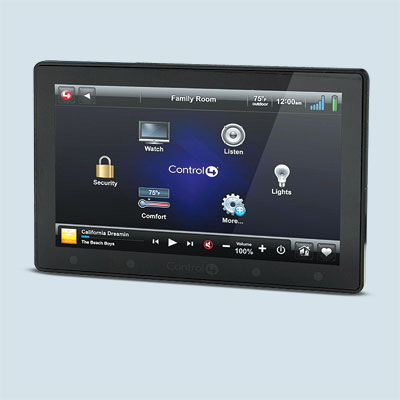 touch screen home automation by control four