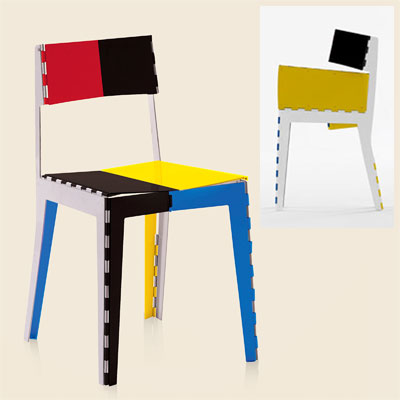 flexible loop style folding chair
