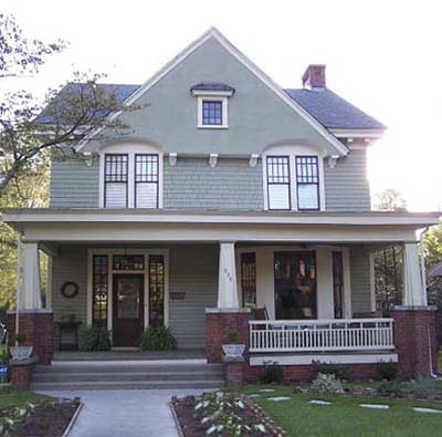updated house exterior