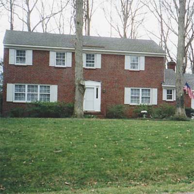 outdated brick house exterior
