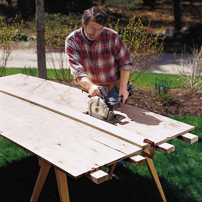 ripping with a circular saw