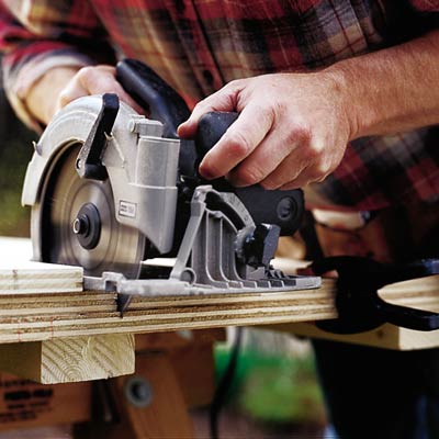 gang cutting with a circular saw