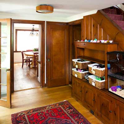 entryhall of the T O H auburndale house before remodel