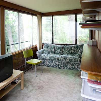 soon to be demolished sunroom of the T O H auburndale house before remodel