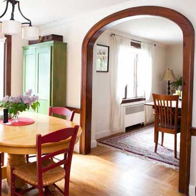 dining room of the T O H auburndale house before remodel