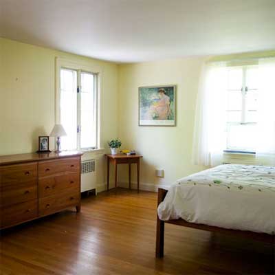master bedroom of the T O H auburndale house before remodel