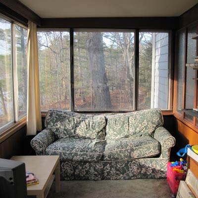 sun porch on old house