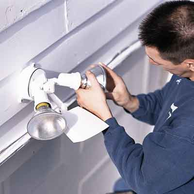 Install a Garage Floodlight