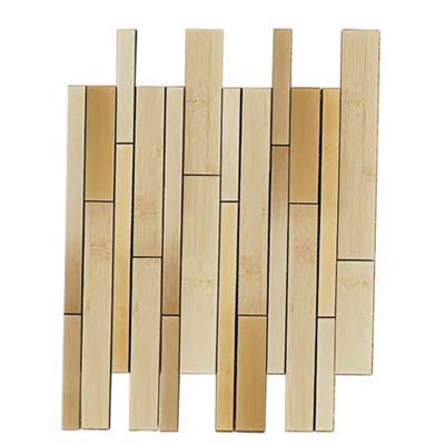 Walker Zanger's first-of-its-kind Sobu collection bamboo mosaic tile