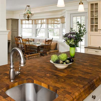 West Newton Shingle-Style open kitchen from best toh tv home remodels by kevin o'connor