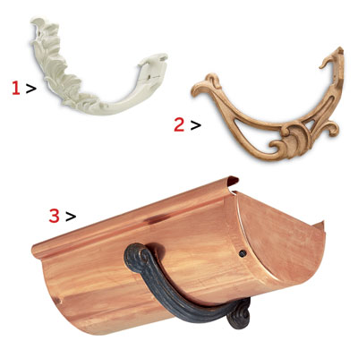 3 types of decorative fascia brackets