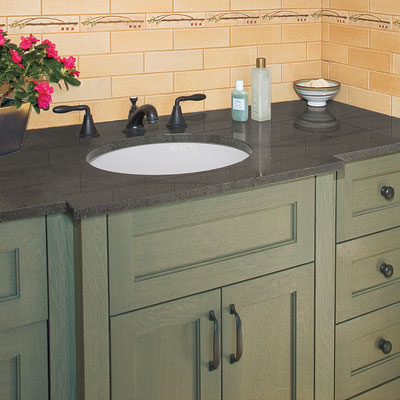 bathroom vanity with sink