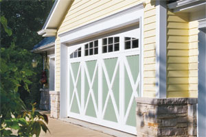 Carriage style garage door