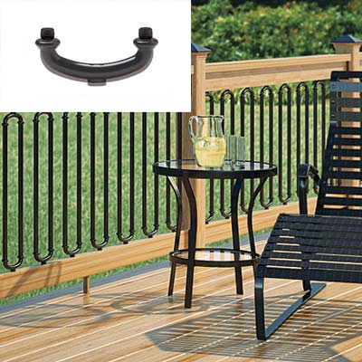 deck baluster connector