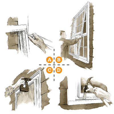 storm window step-by-step how-to illustrations