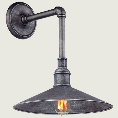 exposed filament incandescent used in a hanging fixture for efficient lighting