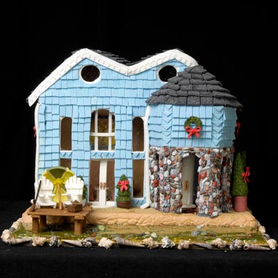 Riverfront Gingerbread House