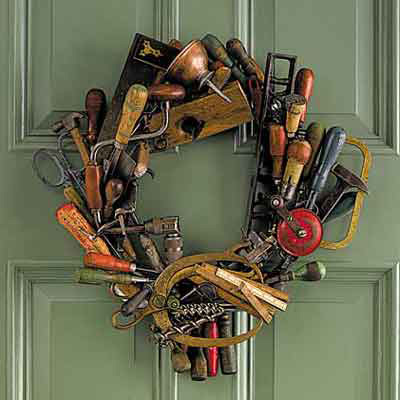 Tool-Themed Wreath | Editor's Picks: Our Favorite Holiday ...