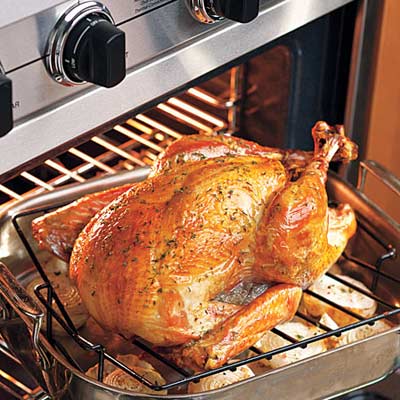 Turkey in the oven