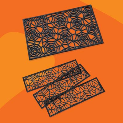 spiderweb mat and tread covers