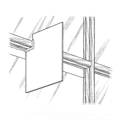 illustration of window muntin repair