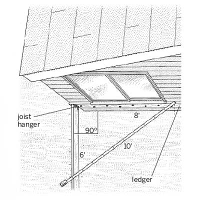 illustration of deck installation