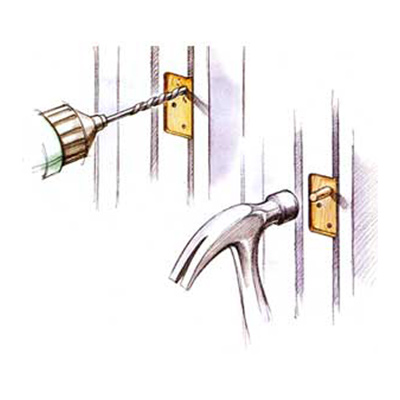 illustration of loose hinge fix