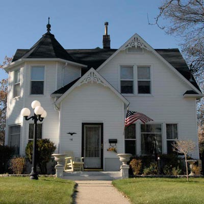 victorian house in Eastwood Park, Minot, North Dakota