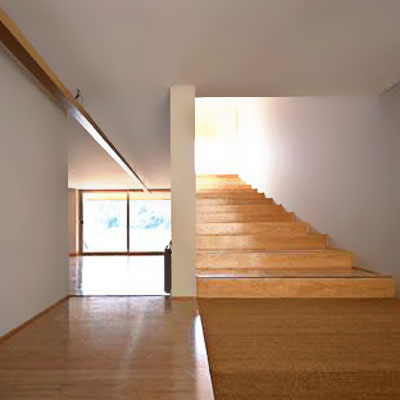 inside the Casa Paz in Rio Coffio, Spain