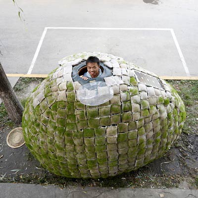 the Egg House in Beijing, China