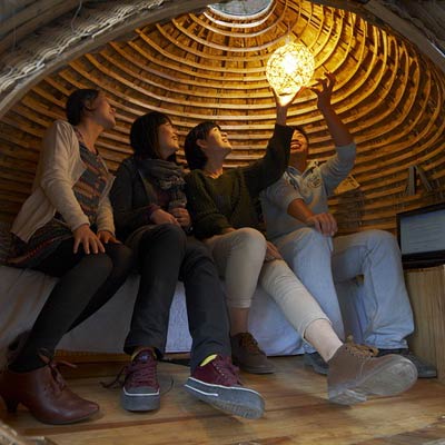 inside the Egg House in Beijing, China