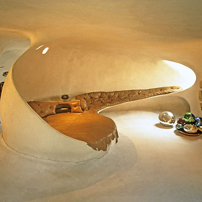 inside Casa Organica in Naucalpan, Mexico