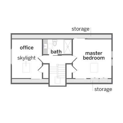 Floor plan for the third floor
