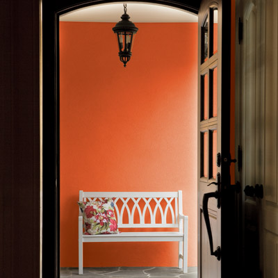 painted entryway
