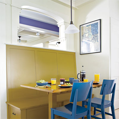 the ornamented arch in this remodeled period look kitchen
