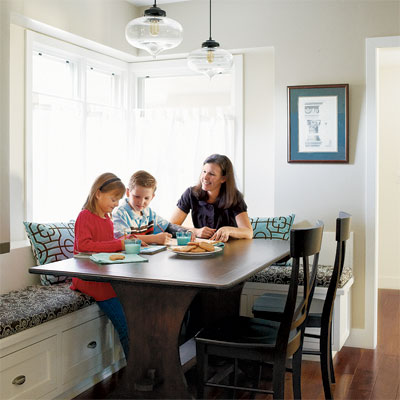 Built-In Comfort | A Kitchen With the Same Size but Sunnier Spirit ...