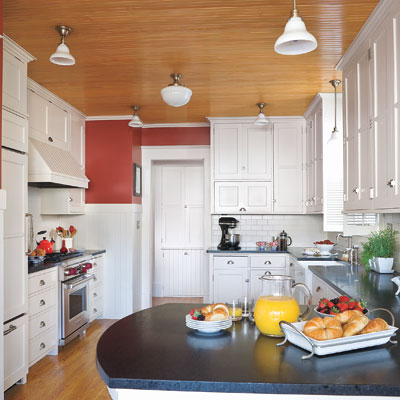 Open kitchen after remodel